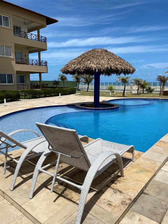 Beachfront Apt & Jacuzzi Taíba Exterior foto